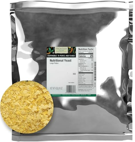 Nutritional Large Flakes Yeast - 1 lb,(Frontier) [Health and Beauty]