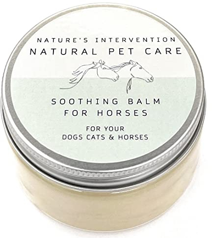 NATURE'S INTERVENTION 100% Naturel BAUME APAISANT Chevaux - Neem, Calendula & Romarin - 100g – Hydrate, Nourrit & Calme Les Zones Sensibles – Bénéfique Peaux Sèches et Sabots