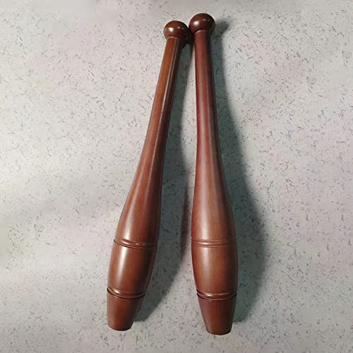 MBROS Indische Keulen aus Holz für die Schulterrehabilitation – etwa 1,8 Pfund (Paar), Vintage-Keulenhantel/Gewichtsstange für Übungen, Ganzkörpertraining, Dehnungskonditionierung