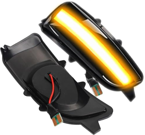 LED dynamisk blinkersljus Compatible For Volvo C30 C70 S40 S60 V40 V50 V70 2008-2010 Sidospegel sekventiell lampa Blinkers Indikatorpaket för 2