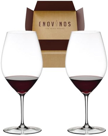 Pack 2 Copas Riedel 001 - x2 Copa Vino Tinto Doble Magnum - Cristal Riedel Fino Doble Magnum - Mejor Selección ENOVINOS