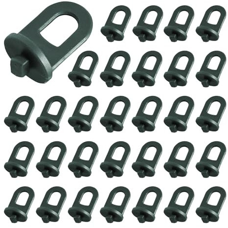 DAZZLUXE 30 Stück Kunststoffschnallen Für Pflanzen, Gewächshauszubehör, Gewächshausklammern, Kletterhilfen, Wandpflanzenständer, Pflanzenzubehör, Gewächshaus Im Schuppenstil