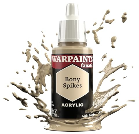 Armémålaren, Warpaints Fanatic Boney spikes singel akryl, miniatyr hobbymålning, kvalitetsfärg för miniatyrkrigsspel