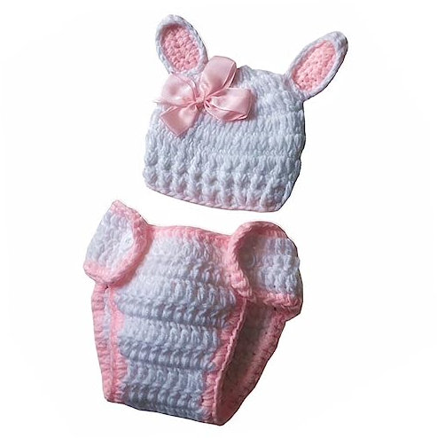 CIYODO 1 Satz Neugeborenen-fotokostüm Osterhasen-Foto-Requisite Baumwollgarnkostüm Für Fotografie Babyparty