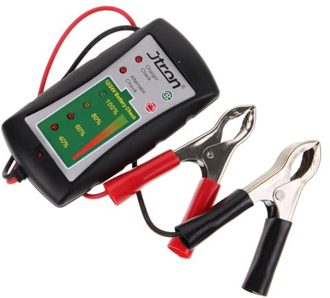 ULTECHNOVO Batterietester Kfz-werkzeuge Belastungstester Batterieladetester 12v Batterie Kapazität Tester Dichtigkeitstester Automotive Plastik Black