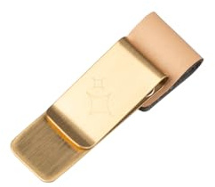 Kokonote - Porte Stylo Carnet Beige, Almond Latte | Clip pour stylo en métal et simili cuir