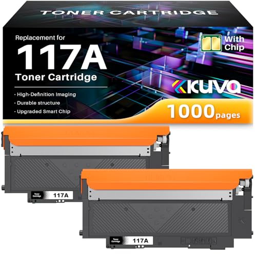 117A Toner kompatibel für HP 117A W2070A Toner mit Chip für HP Color Laser MFP 179fwg 178nwg 150nw 179fnw 150a 178nw ( Schwarz 2er-Pack )