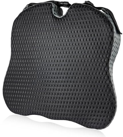 GREENSAPPIRE ﻿Car Seat Cushion Memory Foam Car Wedge Seat Cushion Portable Desk Chair Cushion Pad for office chair cushion Car Seat Cushion Chair Pad Long Sitting Gaming Black