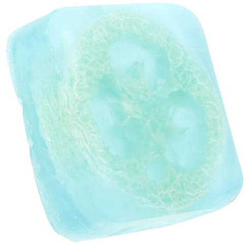 Alipis Saponetta di Luffa Fatta a Mano 100g, Sapone Esfoliante Rinfrescante per Viso e Corpo, Detergente Naturale Estratto di Luffa, Adatto per Doccia e Bagno