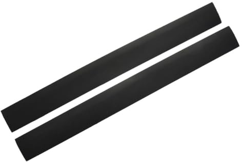 CALLARON Protège-Poêles Silicone Lot de 2 53 CM Noir pour Fenêtres Portes Vitrées et Armoires la Cuisine Résistant la Chaleur Anti-Huile et Anti-Saleté