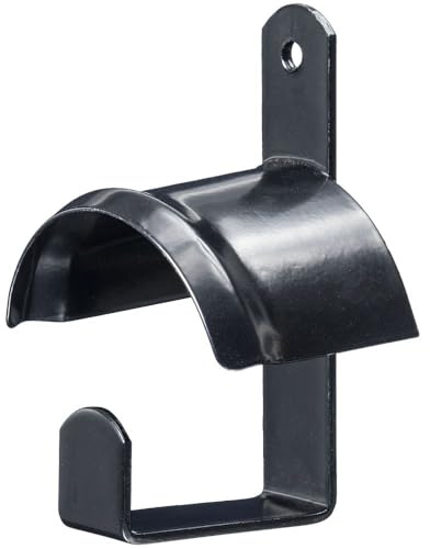 Tough 1 Metal Bridle Holder with Hook, Black, 6.5