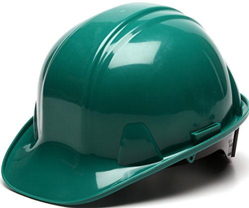 Pyramex SL Series Cap Style Hard Hat 6 Point Ratchet Green
