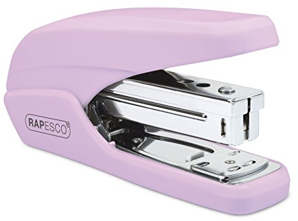 Rapesco 1339 X5-25ps Grapadora de Menor Esfuerzo, Capacidad para 25 Hojas, Rosa