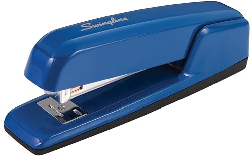 Swingline Stapler, 30 Sheet Capacity, 747 Business Stapler, Jam Free, Metal, Royal Blue (74729)