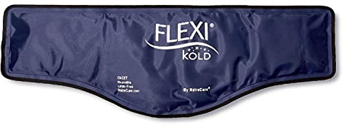 FlexiKold Gel Neck Ice Pack (23 X 8 X 5) - Reusable Cold Pack Compress (Therapy for Pain, Injuries of Neck, Lower Back, Shoulder, wrap Around Knee, Foot, Thigh, Elbow) - A6301-COLD