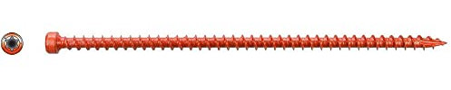 Simpson Strong-Tie SDWC15600-KT Strong-Drive SDWC Truss and Rafter Screw - 6 Interior Wood Screws, Clear Zinc with Orange Topcoat, (Truss Kit Includes 50 Screws, 1 Bit, 1 Guide)