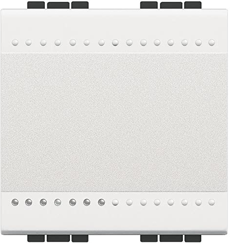 Bticino livinglight - Interruptor 1 polo 16a 2 módulos blanco