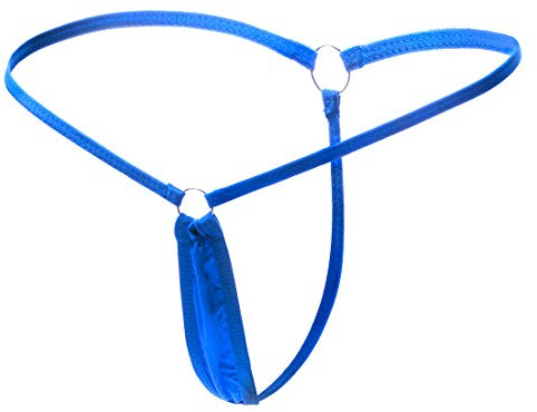ETAOLINE Women's Low Rise Sexy Underwear Y-Back G-string Lingerie Thong Panty Royalblue