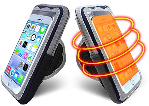 SenMore Funda térmica para teléfonos Inteligentes, prolonga la Vida útil de la batería, Ahorra energía, cálida Funda para teléfono Compatible con iPhone, Huawei, Samsung, Xiaomi, etc.