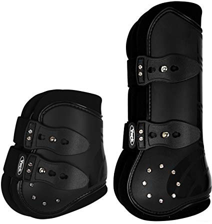 York Gamaschen 4er Set Anatomic Crystal Strass Hartschalengamaschen alle Grössen (Pony)