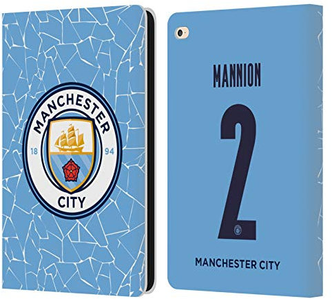 Head Case Designs Offiziell Zugelassen Manchester City Man City FC Aoife Mannion 2020/21 Frauen Home Kit Gruppe 2 Leder Brieftaschen Handyhülle Hülle Huelle kompatibel mit Apple iPad Air 2 (2014)