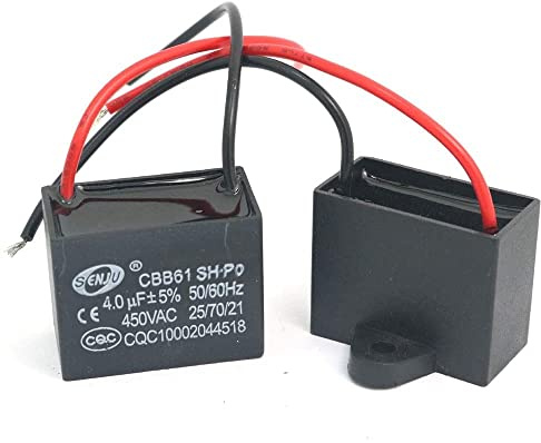Fasizi 2st CBB61 4uF 450V AC 50/60Hz Luftkonditionering Fläkt Motor Körkondensator