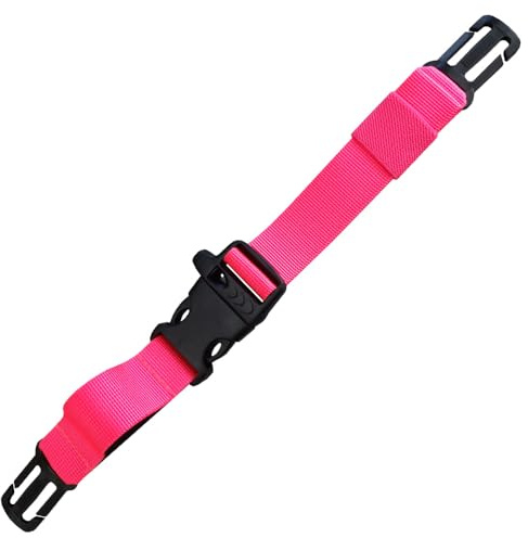 HDHYK Adjustable Backpack Chest Strap Nylon 1 Inch Webbing，Sternum Straps for Backpack(Pink)