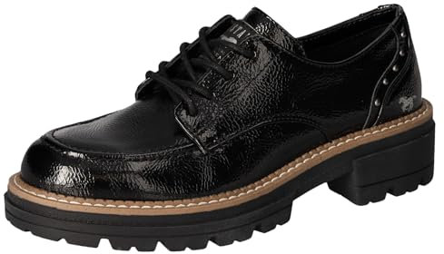 Mustang Damen 1437-301 Sneaker, schwarz (Lack), 40 EU