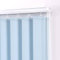 NIANXINN Vertikal Jalousie Für Fenster,Blaue Lamellen Fenster Rollo Polyester Vertikaljalousie,Lamellenvorhang,Streifenvorhang mit Gewichten und Ketten,Anpassbare,Breite x Höhe (110 x 140cm)