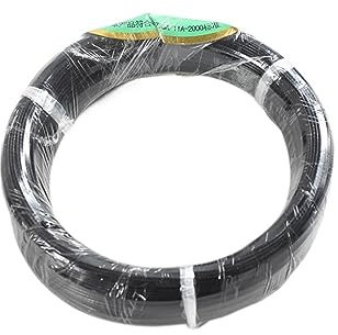 Pangyoo Filo elettrico Cavo quadrato for alte temperature da 5 metri, 0,75 mm, cavo quadrato 18 AWG da 0,75 mm, stagno stagnato resistente all'isolamento PTFE, fili avvolgenti in rame placcato argento