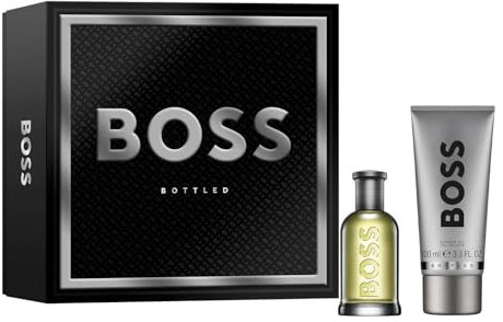 BOSS Men's 2 Piece BOSS Bottled Festive Giftset including an Eau de Toilette 50ml and Shower Gel 100ml