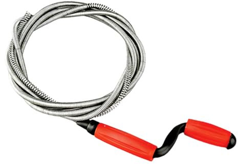 HUAREW Rohrreinigungsspirale, Rohrreinigungswelle, Flexible Spirale mit Kralle, extra dünne Abflussspirale, Rohr-Reinigungssspirale, zur rohrreinigung (3 Metre X 1 cm)