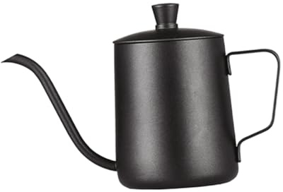 Cabilock Caffettiera Manuale in Acciaio Inox 350 Ml Essiccatore per Bevande Calde Portatile Nero per Tè