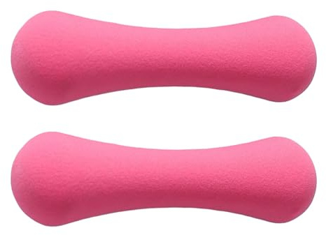 Manhornine 0,5 kg - vikter per allenament till | Set med 2 manubri i Ghisa med Eva Rivestment | Osso antiscivolous form per yoga, fitness, och escizi per Braccia