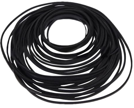 Kassettenriemen – 30-teiliges gemischtes -Bindungsriemen-Set, quadratischer Querschnitt 0,7 mm bis 1 mm Antriebsriemen, präzisionspassendes Zubehörkoffer-Reparaturset, für Tonband-Recorder