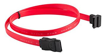 LANBERG Cavo SATA III 6 GB/S Femminile Angolo femminile 0.5m rosso