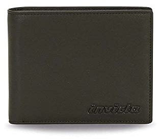 Invicta Portafoglio Invicta, Nero, Vera Pelle, Porta Tessere
