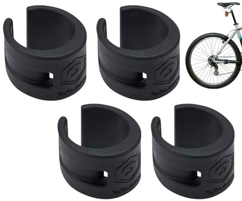 Opilroyn Kettenstrebenschutz, Kettenstrebenschutz aus Gummi - 4 Stück Fahrradkettenschutz | Gummi-Kettenstreben-Rahmenschutz-Aufkleber für den Rahmen von Mountainbikes, Rennrädern