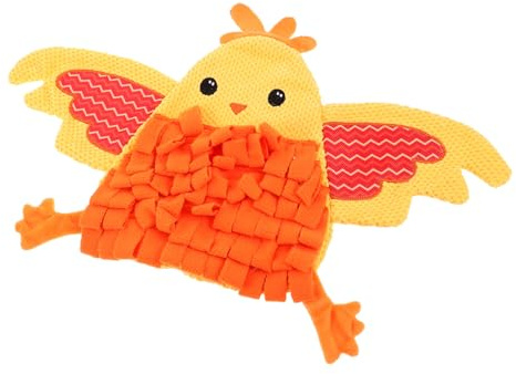 KOMBIUDA Tappetino Olfattivo Interattivo Giallo Tappeto Snuffle Mat per Addestramento e Alimentazione Gioco di Foraggiamento per e Anziani Stimolazione Mentale e Comportamento Positivo