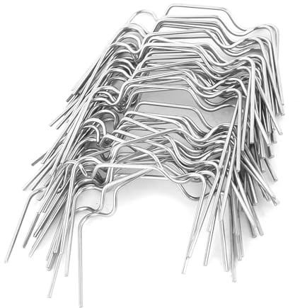 50 morsetti a molla in acciaio inox per serre in vetro, accessori da giardino resistenti alla corrosione Greenhouses