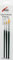 KREUL 721030 - Universalpinsel Basic Synthetics Set, für Hobby, Schule und Kunst, Besatz aus feinem Nylonhaar, 3 Rundpinsel in den Größen 2, 5 und 8