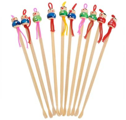 SHOP-STORY - Set mit 10 umweltfreundlichen Ohrreinigern aus Bambus, wiederverwendbar, eine gesunde und nachhaltige Wahl für eine umweltfreundliche Ohrhygiene