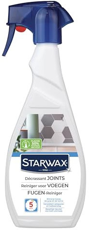 STARWAX - Décrassant Joints - Élimine les Traces de Gras et Tartre - Formule Javellisée - Action Rapide - Pulvérisateur Pratique - Fabriqué en France - 500 ML