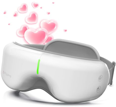 Comfytemp Eye Massager with Heat, Birthday Gifts for Mom Wife Women Men Dad, FSA HSA Eligible Smart Heated Mask Massager with Music for Migraine, Eyes Fatigue, Puffiness, and Dryness Relief