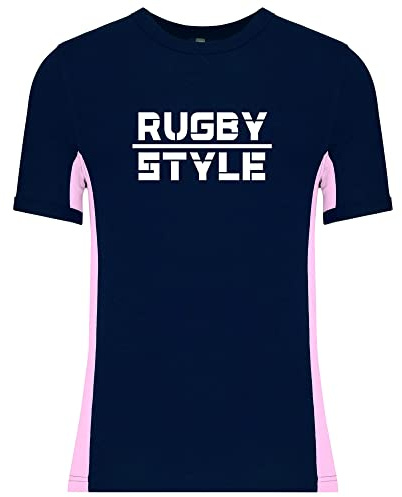 Supportershop Rugby Style Marine - Camiseta para Hombre, Azul Marino, L