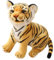 SoLLek Mini Tiger Plüschtier Kuscheltier - Niedliche Simulation Kissen für Wohnzimmer Dekoration - Geschenke für Jungen und Mädchen 23 cm