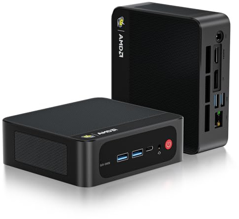 Beelink Mini PC, AMD Ryzen 7 6800U(8C/16T, Up to 4.7GHz), 24GB LPDDR5 RAM 500GB PCIe4.0 x4 SSD, SER5 MAX Desktop Computer Support 4K Triple Display/DP/HDMI/Type-C/WiFi 6/BT5.2/2.5GB LAN, Office/Home