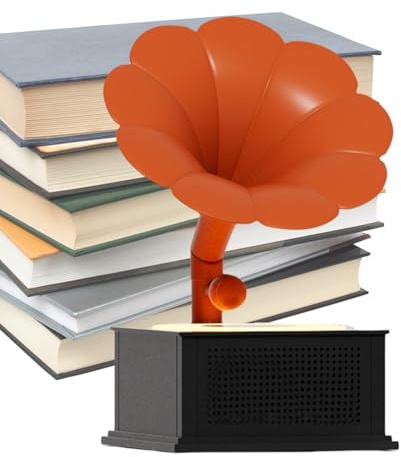 Mihauuke Altavoces Inalámbricos,Altavoz Gramófono Hogar | Sonido Estéreo 3 Modos Luz Portátil Reproductor Música para Hogar Cocina Exteriores Actividades Personas