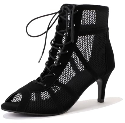 Escarpins Femme Chaussures de Danse Heels Dance Shoes Sexy Escarpins De Soiree Élégantes Souple Sandale Pompes Habillées Bout Fermé Sandales À Talons Hauts Club Soirée Outdoor Sandales