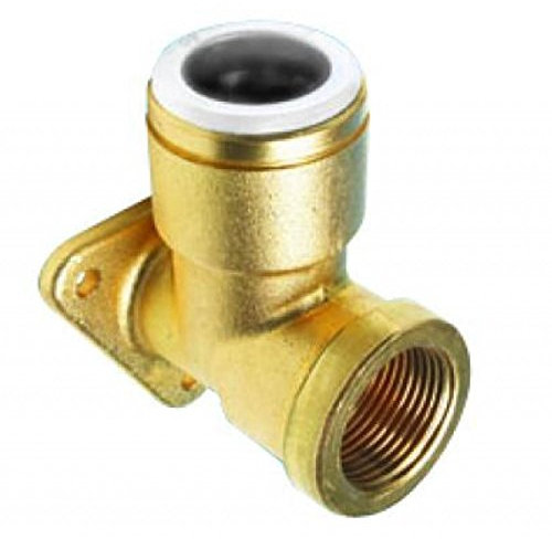 15mm x 1/2 SPEEDFIT Brass Backplate Elbow